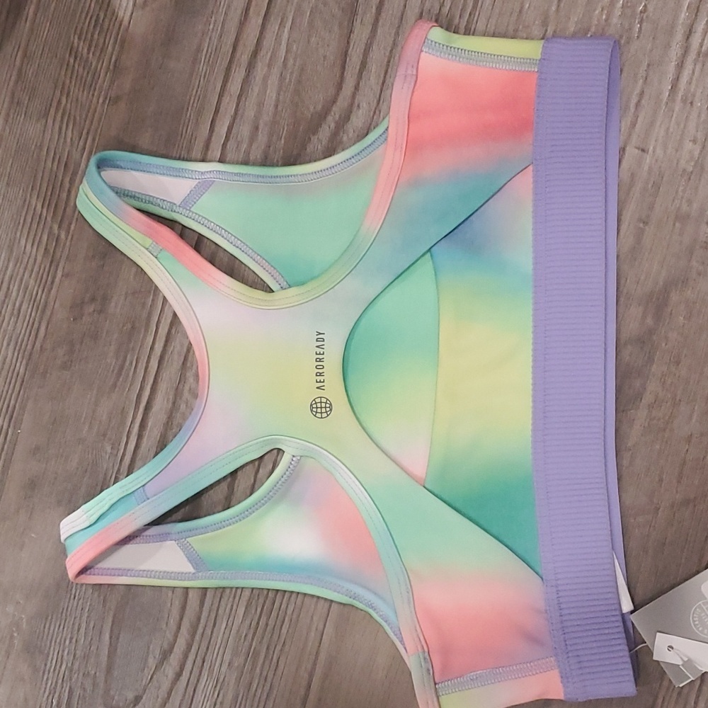 Adidas Aeroready TechFit Sports Bra Size Large/14 - Picture 4 of 4